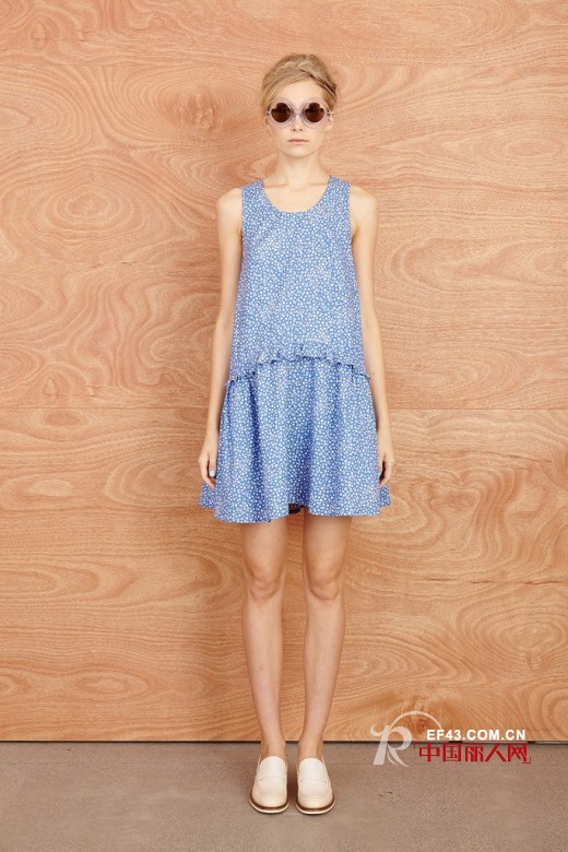 Karen Walker 2014早春系列女装  迷你连衣裙