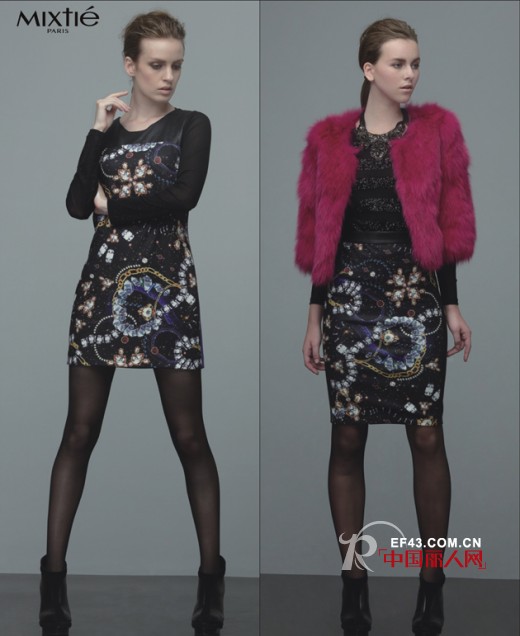 几何廓型,绚烂印花  这个秋冬搭配怀念复古风华