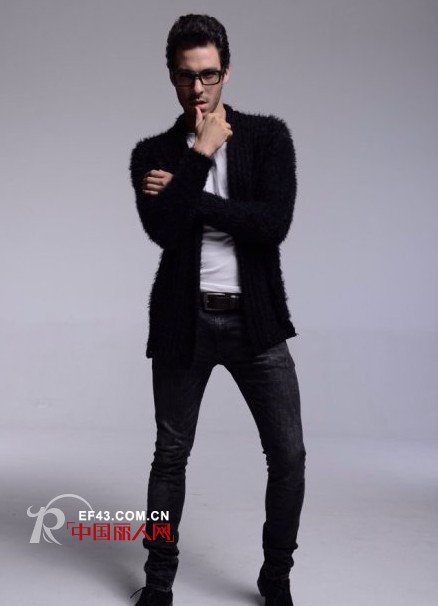 毛绒毛衣绝佳单品 男士英伦学院风轻松搭