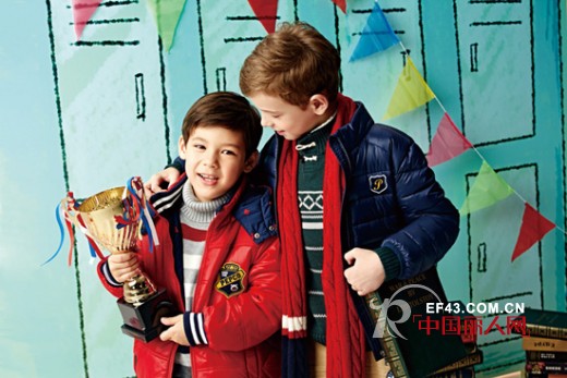 中国十大童装品牌之一小猪班纳童装 2013秋冬新款外套搭配