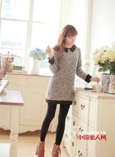 连衣裙秋装 长袖装备温暖秋日