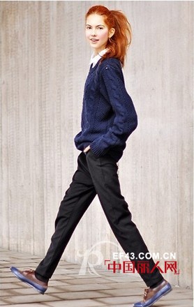 毛衣搭配衬衫 小清新范穿出来