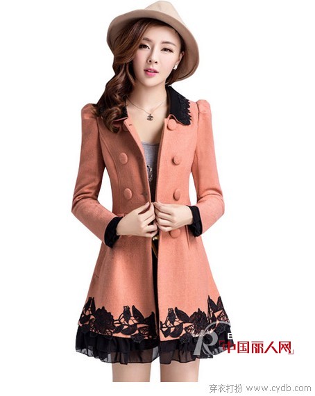 毛呢外套街头唯美百搭