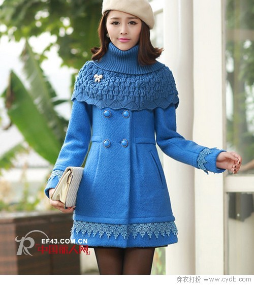 毛呢外套街头唯美百搭