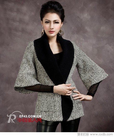 毛呢外套街头唯美百搭