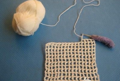 手把手教学 简单男士围巾的织法图解