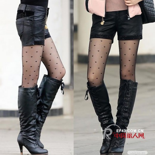 秋冬百搭人气女裤 时尚女式短皮裤