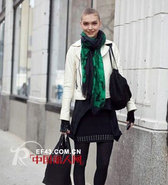 长围巾的必学围法 晋级时尚达人
