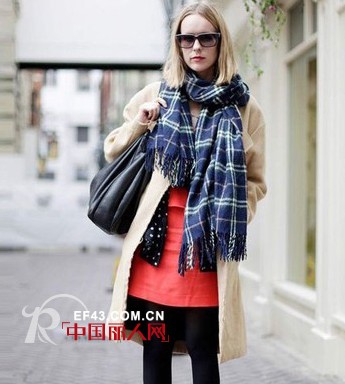 长围巾的必学围法 晋级时尚达人