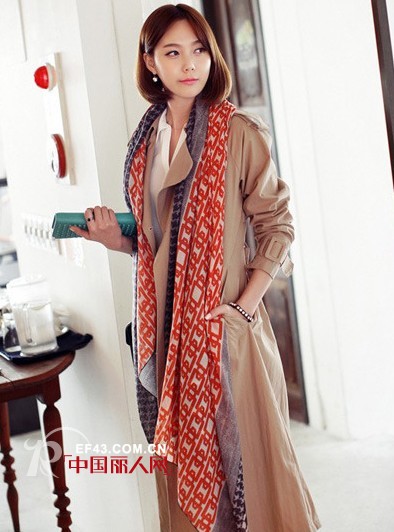 快速掌握长围巾的不同围法