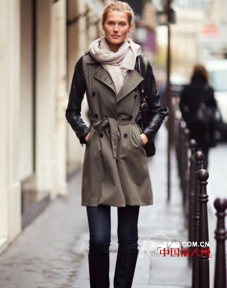 冬季长款围巾怎么围保暖又时尚