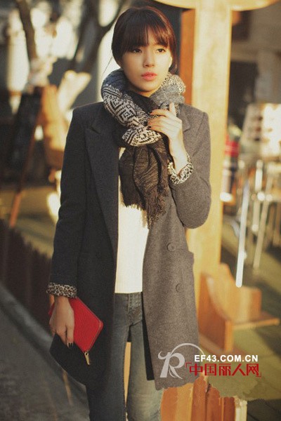 4种围巾系法 冬季围巾搭配