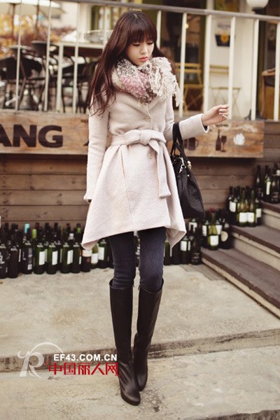 4种围巾系法 冬季围巾搭配