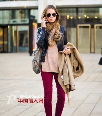 小脸围出来 围巾系发图解