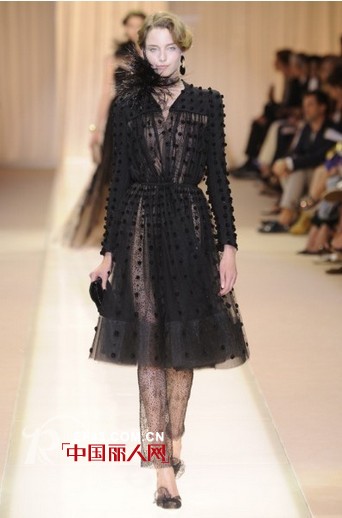 GiorgioArmaniPrive2013新款成衣黑时尚主角秀