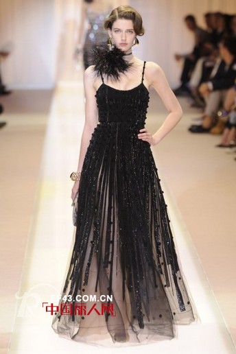 GiorgioArmaniPrive2013新款成衣黑时尚主角秀
