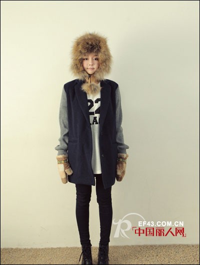 韩版大衣外套 甜美个性冬季必备