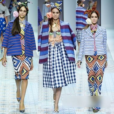 几何元素剪影 2014春夏T台新趋势