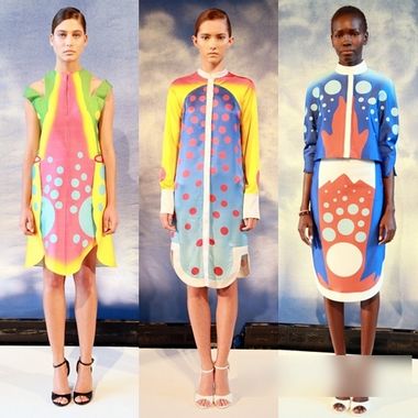 几何元素剪影 2014春夏T台新趋势