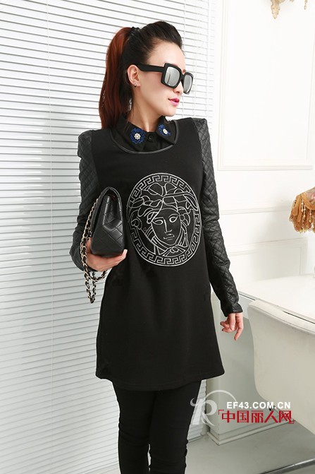 抓绒卫衣连衣裙,针织连衣裙  哪一款是你的最爱?