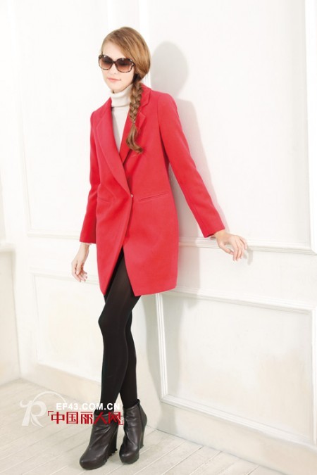 呢子大衣搭配 女士呢子外套