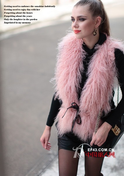 冬季毛外套 简约不失风情