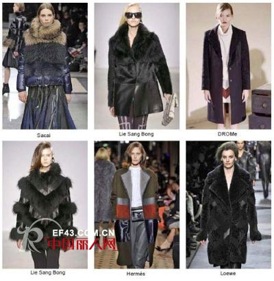 2013秋冬面料不可错过的拼接艺术