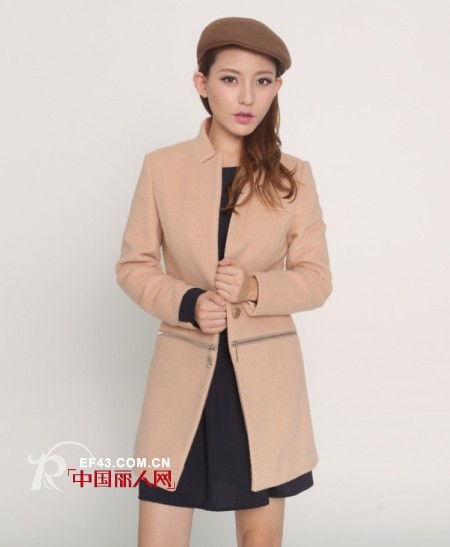 冬季呢子外套 女士呢子外套搭配