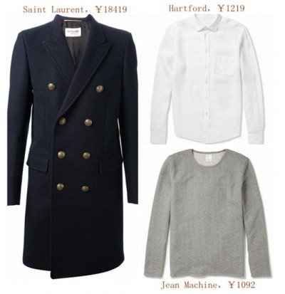 男士双排扣秋冬大衣 让秋冬变得更有型