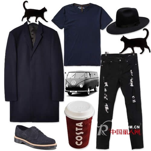 秋冬大衣搭配 提升男士无穷魅力