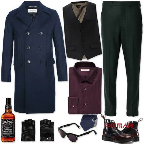 秋冬大衣搭配 提升男士无穷魅力