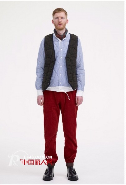 Sacai秋冬MEN男装——丝绸与一系列的粗花呢搭配