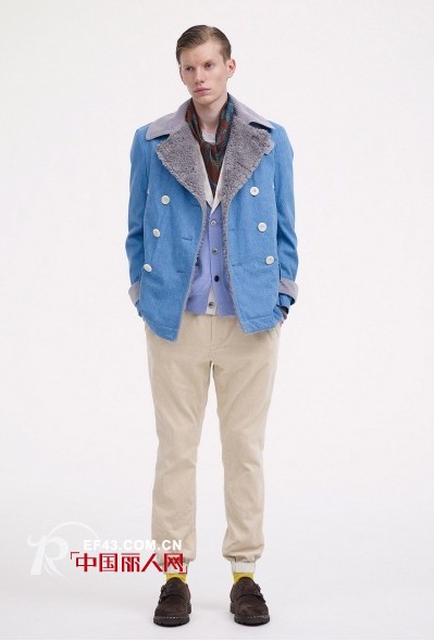 Sacai秋冬MEN男装——丝绸与一系列的粗花呢搭配