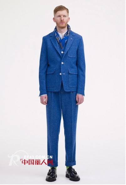 Sacai秋冬MEN男装——丝绸与一系列的粗花呢搭配