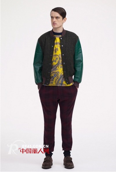 Sacai秋冬MEN男装——丝绸与一系列的粗花呢搭配