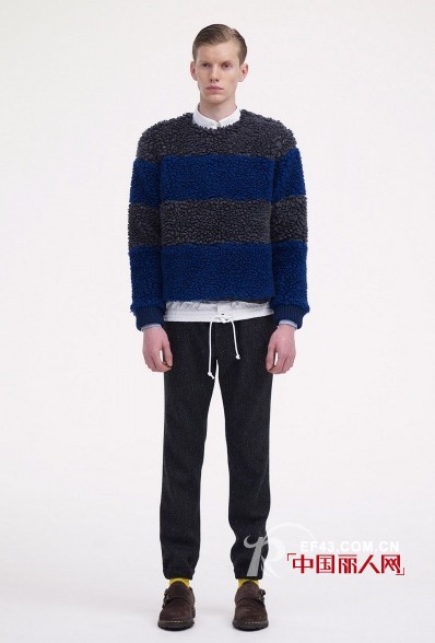 Sacai秋冬MEN男装——丝绸与一系列的粗花呢搭配