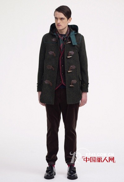Sacai秋冬MEN男装——丝绸与一系列的粗花呢搭配