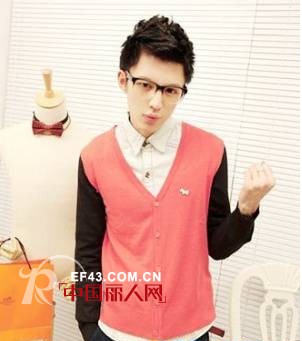 男生如何搭配衬衣和针织衫