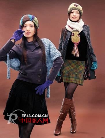 秋冬必备单品毛线帽子和围巾