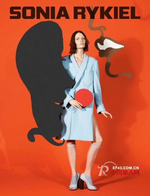 超模Sam Rollinson演绎   2013 Sonia Rykiel 秋冬广告