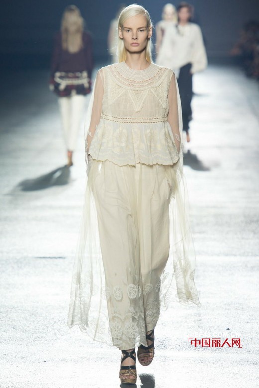 德赖斯·范诺顿 (Dries Van Noten)    2014春夏女装混合时尚