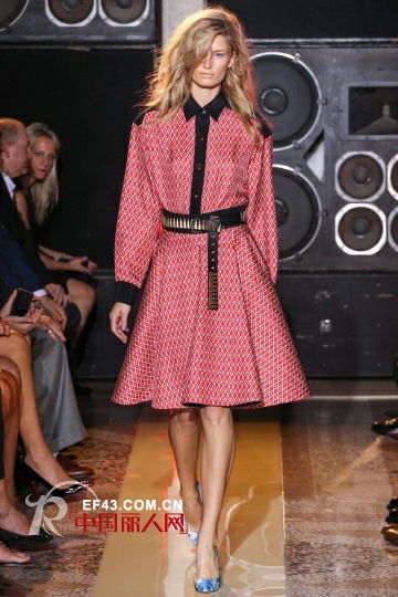 法奥斯托·普吉立斯 (Fausto Puglisi)  2014春夏红色女装系列