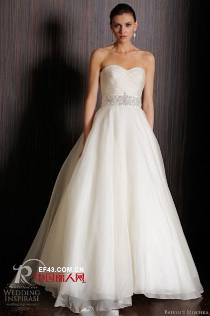 Badgley Mischka婚纱礼服系列  奢华复古闪亮夺目