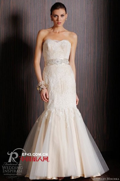 Badgley Mischka婚纱礼服系列  奢华复古闪亮夺目