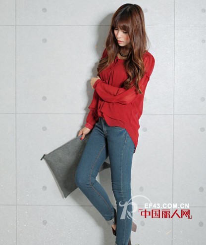 慵懒针织打底衫 时尚色彩让冬季不再沉闷