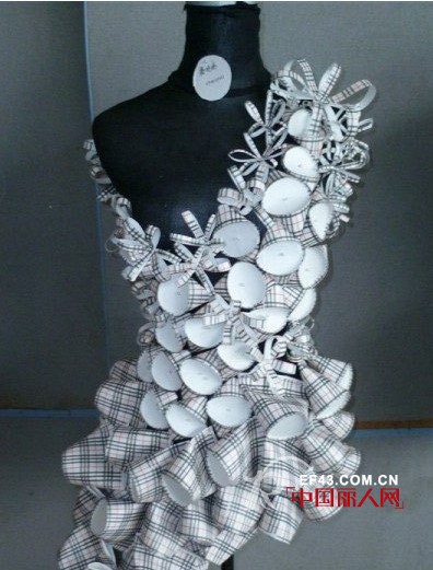 环保服装秀之一次性纸杯篇