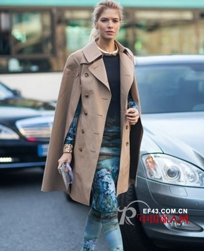 斗篷外套轻装来袭演绎小淑女风尚