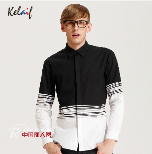 男装也要“色” 卡莱芙品牌男装2014艳丽升温