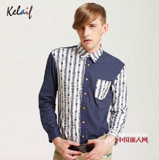 男装也要“色” 卡莱芙品牌男装2014艳丽升温