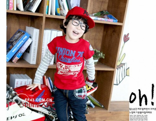 童装假两件套时髦卫衣推荐